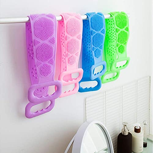 Silicone Bath Body Brush, Exfoliating Body Scrub Brush with Soap Dispenser, Ultra Soft